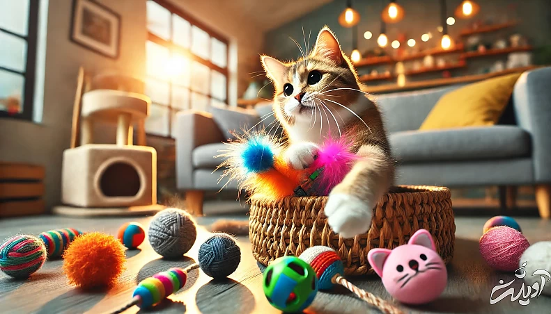 انتخاب بهترین اسباب بازی برای گربه